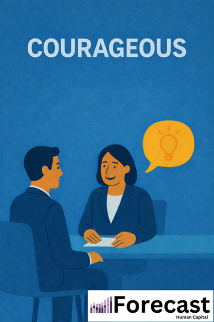 Courageous - competency-based interview questions